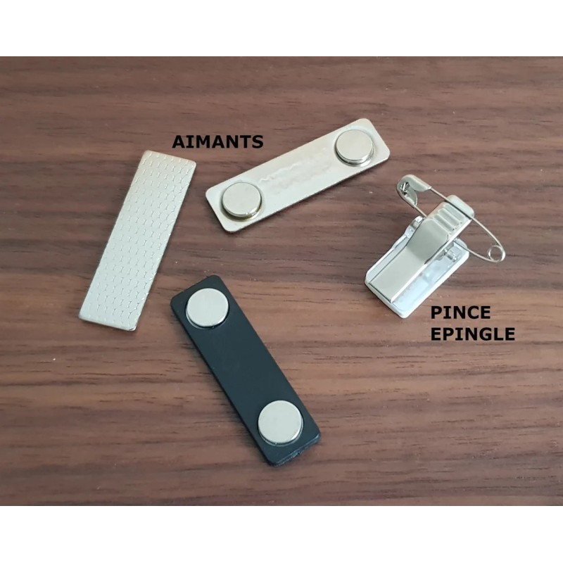 Badge or brossé acrylique personnalisé caducée vétérinaire