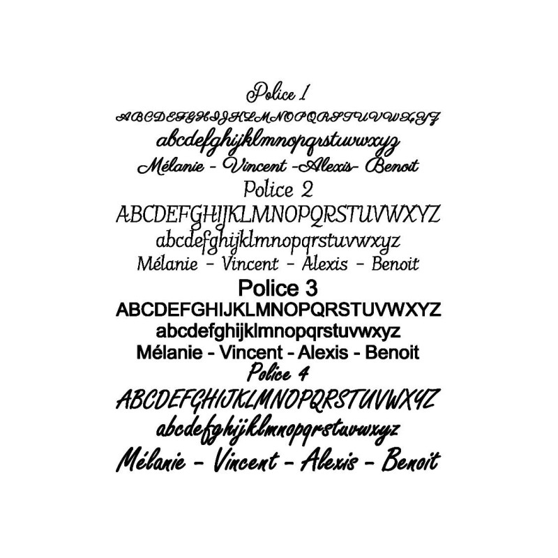 Badge en bois prénom personnalisé, végétal, mariage, baptême, séminaire