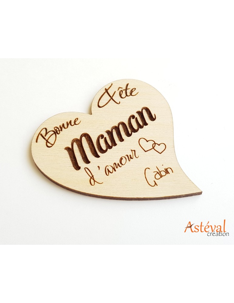 Magnet personnalisé Bonne fête maman d'amour