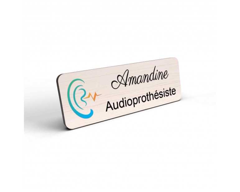Badge couleur Audioprothésiste Personnalisable