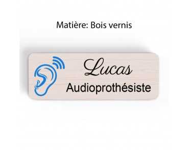Badge couleur Audioprothésiste Personnalisable