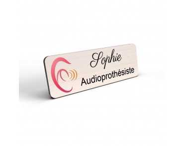 Badge Audioprothésiste Personnalisable couleur