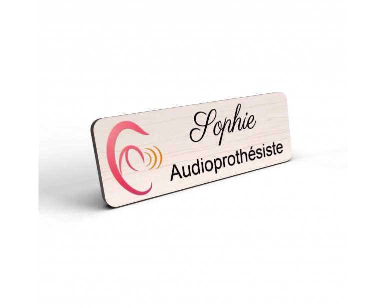 Badge couleur Audioprothésiste Personnalisable