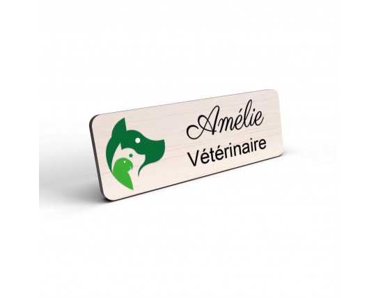 Badge vétérinaire Personnalisable Couleur