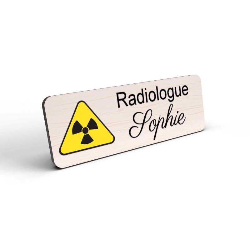 Badge Radiologue Personnalisé