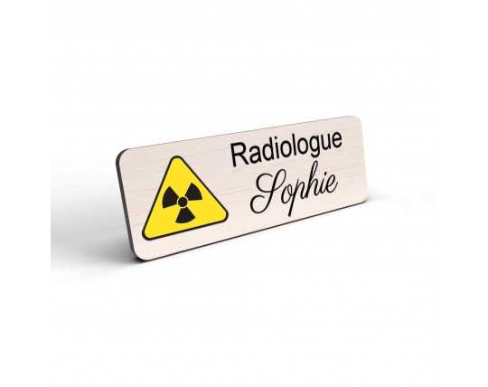 Badge Radiologue Personnalisé