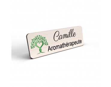 Badge esthéticienne Personnalisable couleur spécialistes bien être