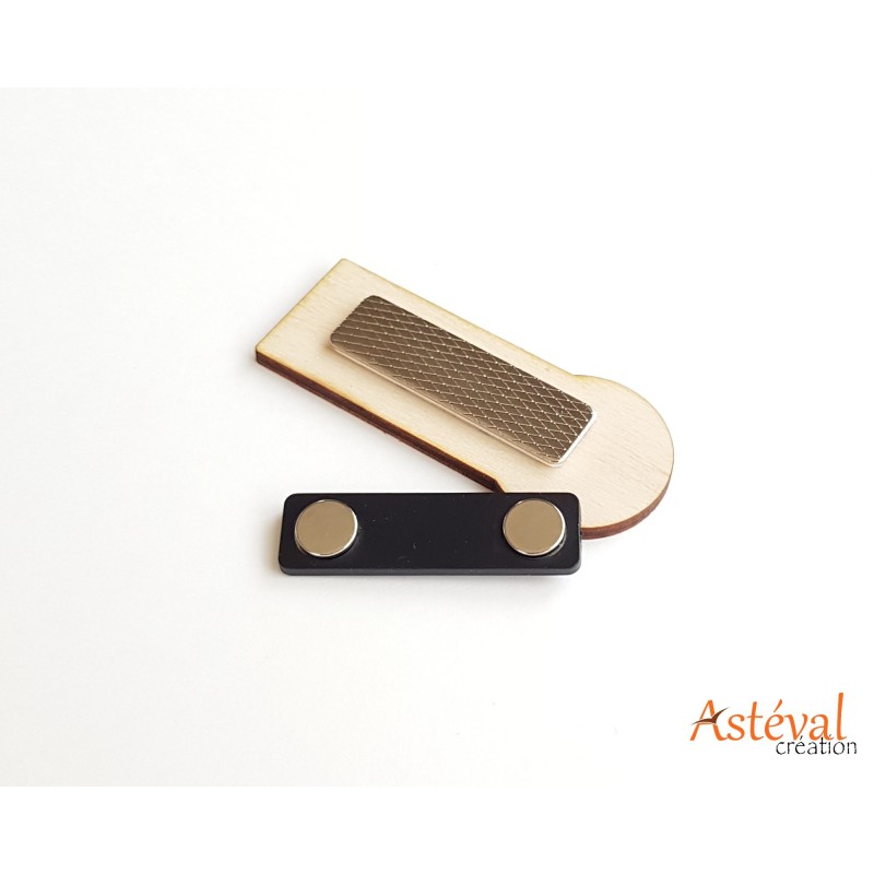 Badge en bois personnalisé cabinet dentaire chirurgien dentiste prothésiste dentaire assistante dentaire orthodontiste