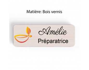 Badge pharmacie Personnalisé mortier préparatrice