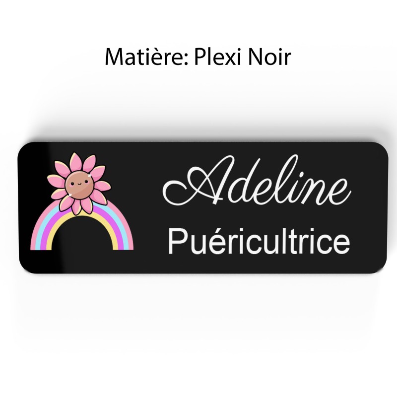 Badge Petite Enfance Personnalisé - Professionnel Crèche, Puéricultrice, Animatrice