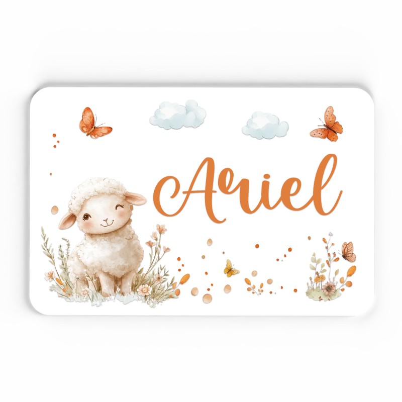 Plaque décorative Personnalisable intérieur extérieur thème ferme mouton