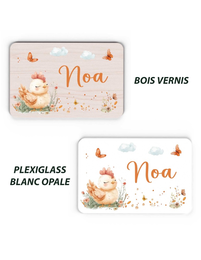 Plaque décorative Personnalisable intérieur extérieur thème ferme mouton, plaque de porte ou autre support