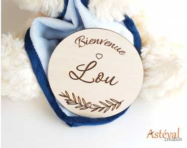Annonce naissance bébé en bois floral