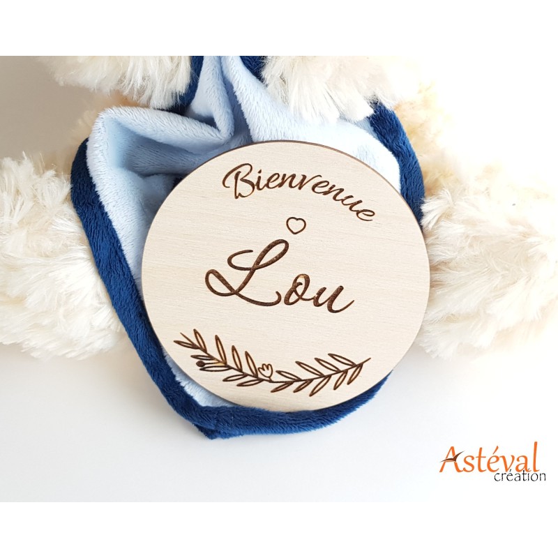 Annonce naissance bébé en bois floral