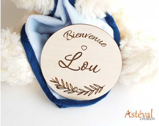 Annonce naissance bébé en bois floral