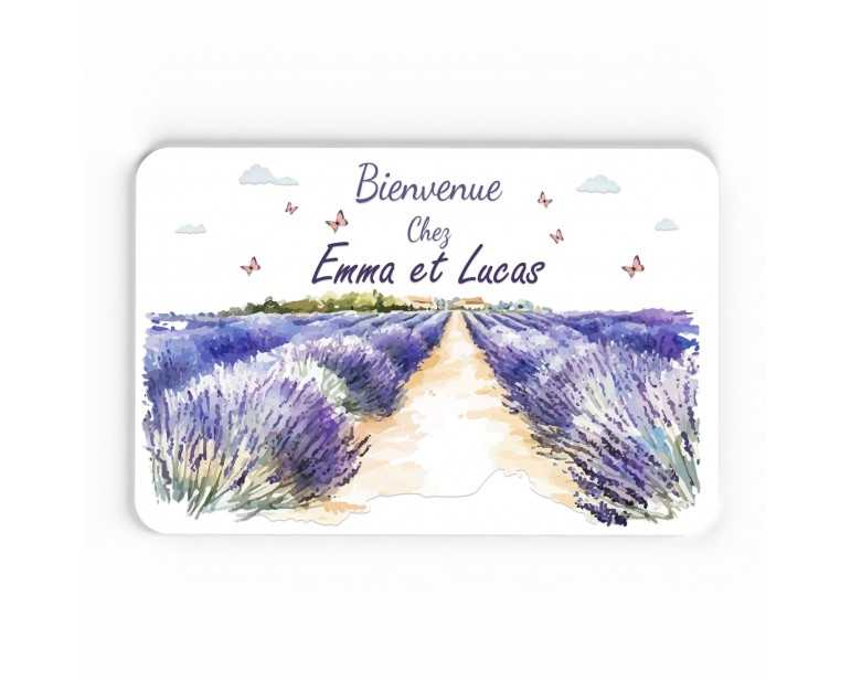 💜 Pancarte de Bienvenue Personnalisée – Une invitation au cœur de la Provence ! 🌿