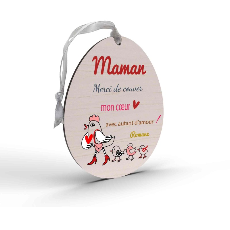 Cadeau personnalisé en bois Maman, Mamie, Nounou