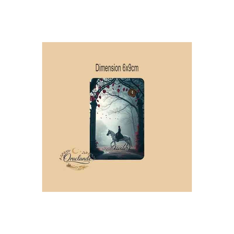 Oracle Lenormand Brumes – Jeu de 36 cartes personnalisable – Dos avec prénom – Oraclande