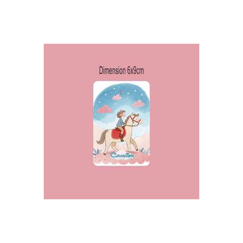 Oracle Lenormand Enfance – Jeu de 36 cartes personnalisable – Dos avec prénom – Oraclande