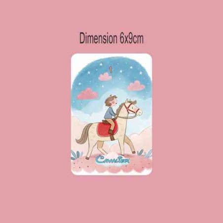 Oracle Lenormand Enfance – Jeu de 36 cartes personnalisable – Dos avec prénom – Oraclande
