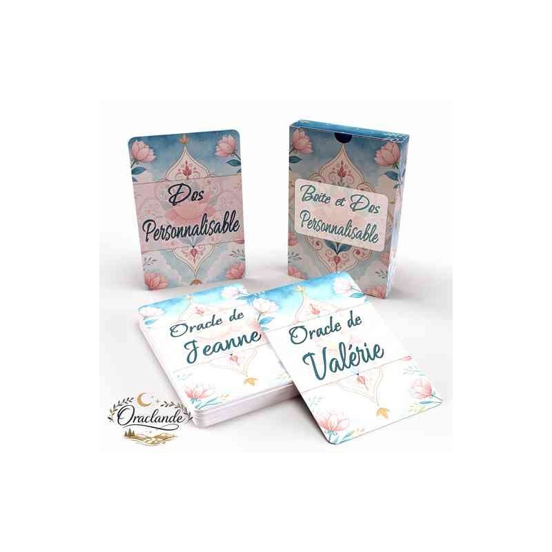 Oracle Lenormand Elégance – Jeu de 36 cartes personnalisable – Dos avec prénom – Oraclande