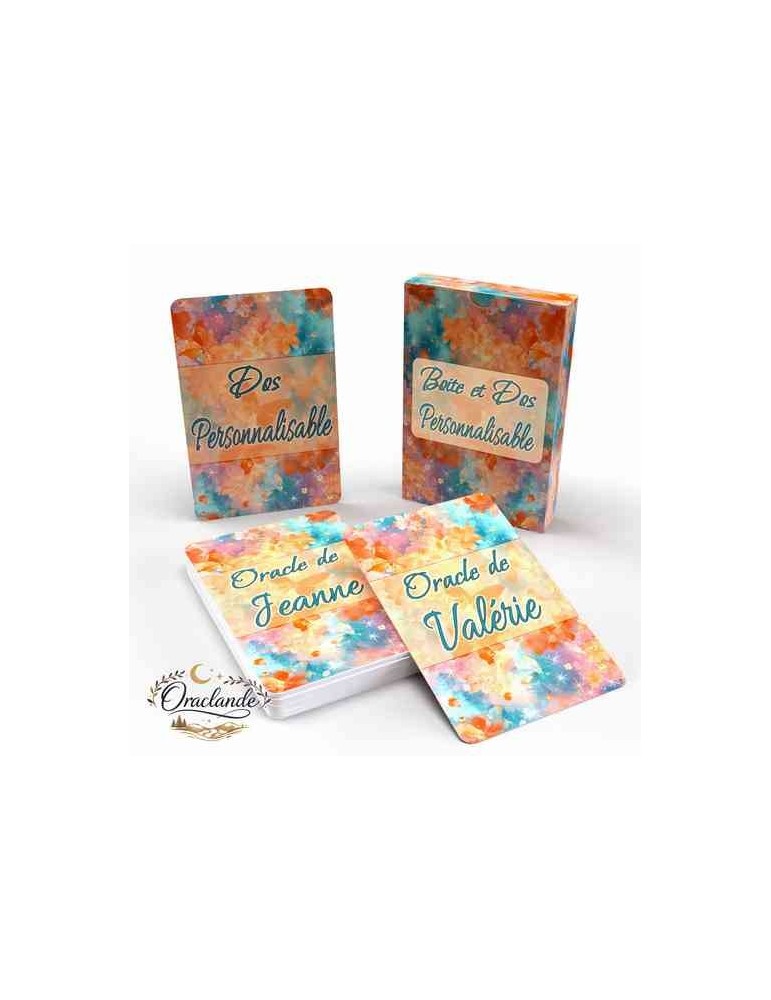 Oracle Lenormand Douceur – Jeu de 36 cartes personnalisable – Dos avec prénom – Oraclande