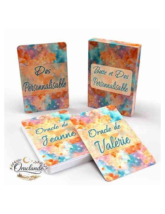 Oracle Lenormand Douceur – Jeu de 36 cartes personnalisable – Dos avec prénom – Oraclande