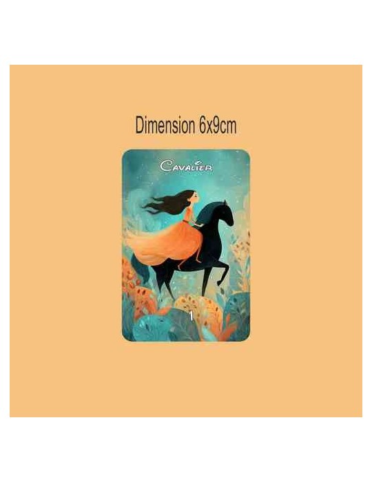 Oracle Lenormand Douceur – Jeu de 36 cartes personnalisable – Dos avec prénom – Oraclande