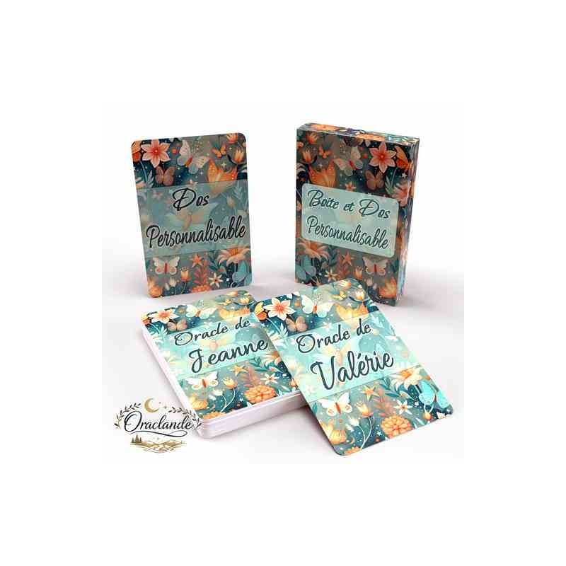 Oracle Lenormand Onirique – Jeu de 36 cartes personnalisable – Dos avec prénom – Oraclande