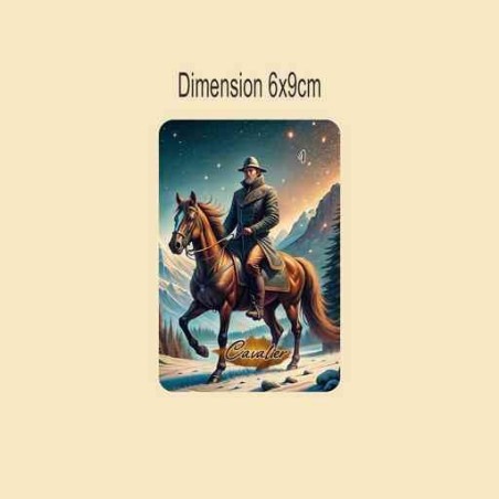 Oracle Lenormand Cosmos – Jeu de 36 cartes personnalisable – Dos avec prénom – Oraclande