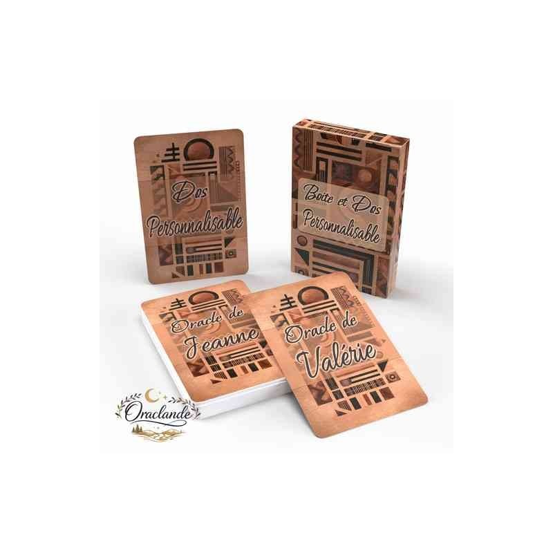 Oracle Lenormand Ancestral – Jeu de 36 cartes personnalisable – Dos avec prénom – Oraclande