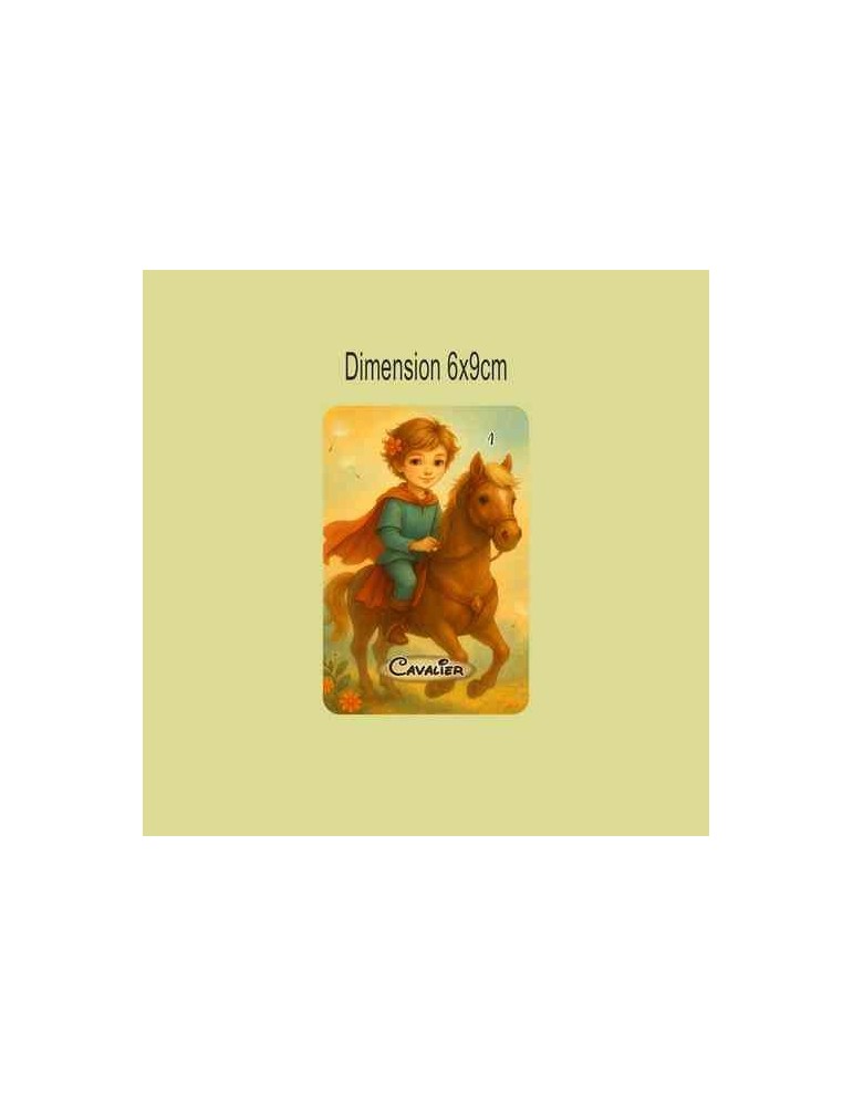 Oracle Lenormand Poétique – Jeu de 36 cartes personnalisable – Dos avec prénom – Oraclande