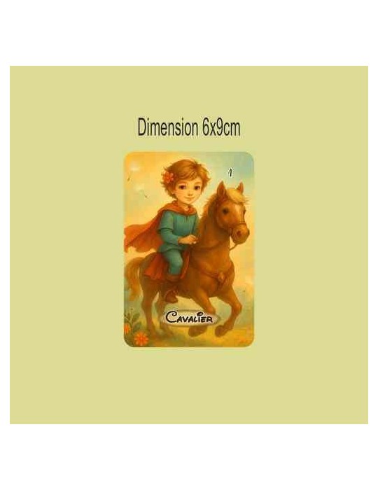 Oracle Lenormand Poétique – Jeu de 36 cartes personnalisable – Dos avec prénom – Oraclande