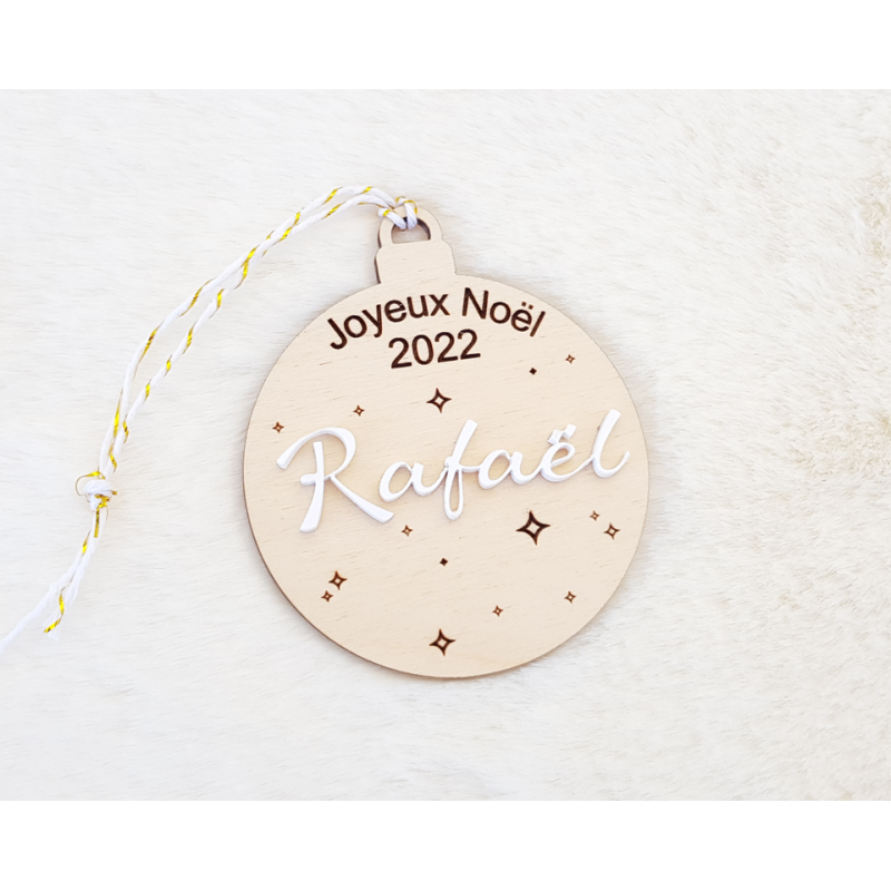 Boule de noël sapin