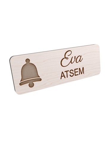 Badge personnalisé atsem