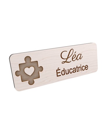 Badge personnalisé éducatrice de jeunes enfants
